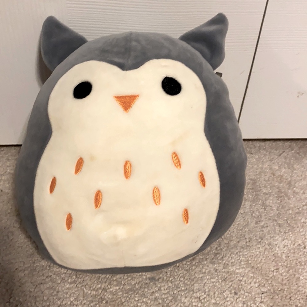 8” hoot the grey owl squishmallow